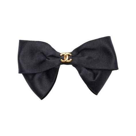 chanel hair clip dupe|chanel bow tie for hair.